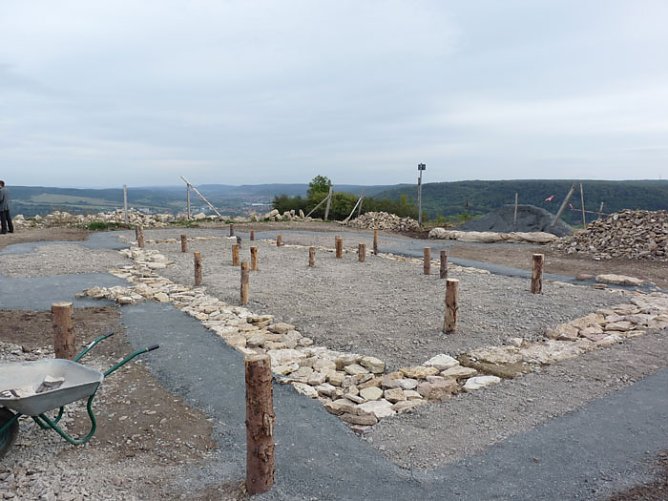 Grundriss der Kirche (Foto: Karl-Heinz Herrmann) Grundriss der Kirche (Foto: Karl-Heinz Herrmann)