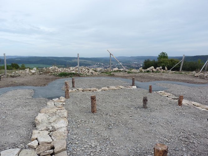 Grundriss der Kirche (Foto: Karl-Heinz Herrmann) Grundriss der Kirche (Foto: Karl-Heinz Herrmann)