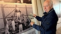 Siegmund Tristram auf dem historischen Foto im Blumenblock in Leinefele-Worbis. (Natalie H&uuml;nger)