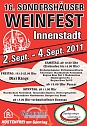 Weinfest Plakat (Foto: Werbering Sondershausen) Weinfest Plakat (Foto: Werbering Sondershausen)