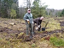 Internationale Baumpflanzaktion (Foto: Forstamt Oldisleben)