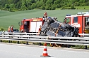 Unfall auf der A 38 Richtung Göttingen (Foto: Bernd Peter) Unfall auf der A 38 Richtung Göttingen (Foto: Bernd Peter)