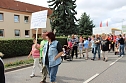 Demo &uuml;ber Bundesstra&szlig;e 4 in Greu&szlig;en gezogen (Foto: Karl-Heinz Herrmann)