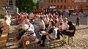 Kopfloser Dirigent beim Residenzfest 2015 (Foto: Famielie Kieper)