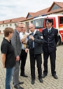&Uuml;bergabe einer  W&auml;rmebildkamera an die Feuerwehr Sondershausen (Foto: Stadtwerke Sondershausen)