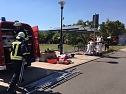 Heißer Tanz der Rettungskräfte (Foto: Sven Oesterheld) Heißer Tanz der Rettungskräfte (Foto: Sven Oesterheld)