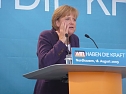 Besuch von Angela Merkel in Nordhausen (Foto: nnz, T. Soszynski, K. Knittel)