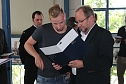 Bergbautechnologen beendeten Ausbildung (Foto: Karl-Heinz Herrmann) Bergbautechnologen beendeten Ausbildung (Foto: Karl-Heinz Herrmann)