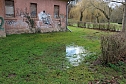 Kleiner Parksee im Schlosspark &uuml;bergelaufen (Foto: Karl-Heinz Herrmann)