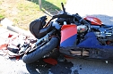 Motorradfahrer und Sozia bei Unfall verletzt (Foto: S. Dietzel) Motorradfahrer und Sozia bei Unfall verletzt (Foto: S. Dietzel)