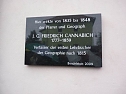Gedenktafel Cannabich (Foto: Karl-Heinz Herrmann)