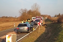 Sechs Menschen bei Unfall verletzt (Foto: S. Dietzel) Sechs Menschen bei Unfall verletzt (Foto: S. Dietzel)