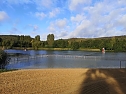 Letztes Abbaden am Bebraer Teich (Foto: privat)