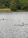 Letztes Abbaden am Bebraer Teich (Foto: privat)