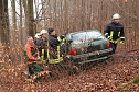 auto im Wald (Foto: S.Dietzel)