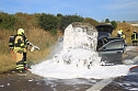 Autobrand auf Autobahn (Foto: S.Dietzel) Autobrand auf Autobahn (Foto: S.Dietzel)