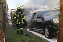 Zwei Fahrzeuge ausgebrannt (Foto: S. Dietzel) Zwei Fahrzeuge ausgebrannt (Foto: S. Dietzel)