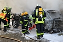 Zwei Fahrzeuge ausgebrannt (Foto: S. Dietzel) Zwei Fahrzeuge ausgebrannt (Foto: S. Dietzel)