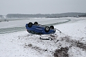 Verkehrsunfall auf den Hainer Bergen (Foto: S.Dietzel) Verkehrsunfall auf den Hainer Bergen (Foto: S.Dietzel)