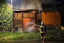 Garagenbrand in Feldengel (Foto: S. Dietzel)