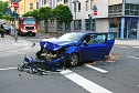 Unfall in Sondershausen (Foto: S.Dietzel)