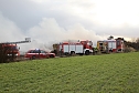 Strohballenbrand in Niedertopfstedt (Foto: S.Dietzel)