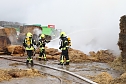 Strohballenbrand in Niedertopfstedt (Foto: S.Dietzel)
