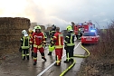 Strohballenbrand in Niedertopfstedt (Foto: S.Dietzel)