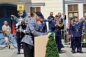 Feierliche Vereidigung von 71 Bundeswehrsoldaten und Soldatinnen auf dem Sondersh&auml;user Marktplatz (Foto: Eva Maria Wiegand)