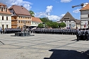 Feierliche Vereidigung von 71 Bundeswehrsoldaten und Soldatinnen auf dem Sondersh&auml;user Marktplatz (Foto: Eva Maria Wiegand)