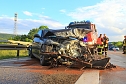 Unfall nach Verfolgungsjagd (Foto: S.Deitezl) Unfall nach Verfolgungsjagd (Foto: S.Deitezl)