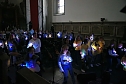 "Ukulele trifft Licht" mit Franzbergsch&uuml;lern in der Trinitatiskirche (Foto: S.Dietzel)