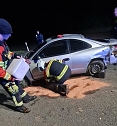 Unfall und Fahrerflucht bei Ebeleben (Foto: Feuerwehr Ebeleben/Silvio Dietzel ) Unfall und Fahrerflucht bei Ebeleben (Foto: Feuerwehr Ebeleben/Silvio Dietzel )