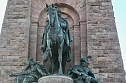 Verleihung des Fahnenbandes vor dem Kyffh&auml;user Denkmal (Foto: Eva Maria Wiegand)