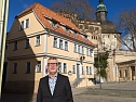 Andreas K&uuml;hn, seit 2017 Ortsteilb&uuml;rgermeister von Oberspier. Hier vor dem Schloss in Sondershausen (Foto: Janine Skara)