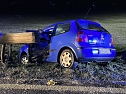 Schwerer Verkehrsunfall bei Gunderslaben (Foto: S.Dietzel) Schwerer Verkehrsunfall bei Gunderslaben (Foto: S.Dietzel)
