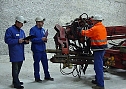 Zwischenprüfung Unter Tage (Foto: Karl-Heinz Herrmann) Zwischenprüfung Unter Tage (Foto: Karl-Heinz Herrmann)