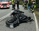 Bikerunfall am Kyffh&auml;user (Foto: Feuerwehr/S.Dietzel)