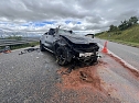 Unfall auf der A71 (Foto: S. Dietzel)