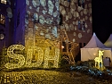 Lichterglanz im Sondersh&auml;user Schlosshof (Foto: Janine Skara)