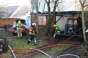 Scheunenbrand heute Morgen in Himmelsberg (Foto: S.Dietzel)