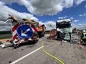 Unfall mit Todesfolge auf der Autobahn (Foto: S.Dietzel)