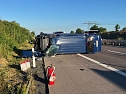 Schwerer Unfall auf der A38 (Foto: S. Dietzel)