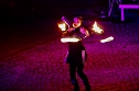 Spektakul&auml;re Feuershow von "EVENTPUPPETS" beim Mittelalterstadtfest in Bad Langensalza (Foto: Eva Maria Wiegand)