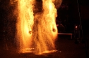 Spektakul&auml;re Feuershow von "EVENTPUPPETS" beim Mittelalterstadtfest in Bad Langensalza (Foto: Eva Maria Wiegand)