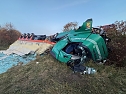 Schwerer Unfall auf der A38 (Foto: S. Dietzel)