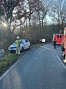 Schwerer Verkehrsunfall mit mehreren Verletzten zwischen  zwischen Hachelbich und Bendeleben (Foto: Feuerwehr Bendeleben)