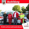 Die Wehrleute aus dem Kyffhäuserkreis absolvierten ihre Ausbildung erfolgreich. (Foto: Silvio Dietzel) Die Wehrleute aus dem Kyffhäuserkreis absolvierten ihre Ausbildung erfolgreich. (Foto: Silvio Dietzel)