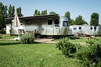 Bild: Airstreams auf Camping Ca'Savio (Foto: www.glambing.info)