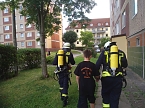 Bild: Zum Gl&uuml;ck nur &Uuml;bung (Foto: Privat)